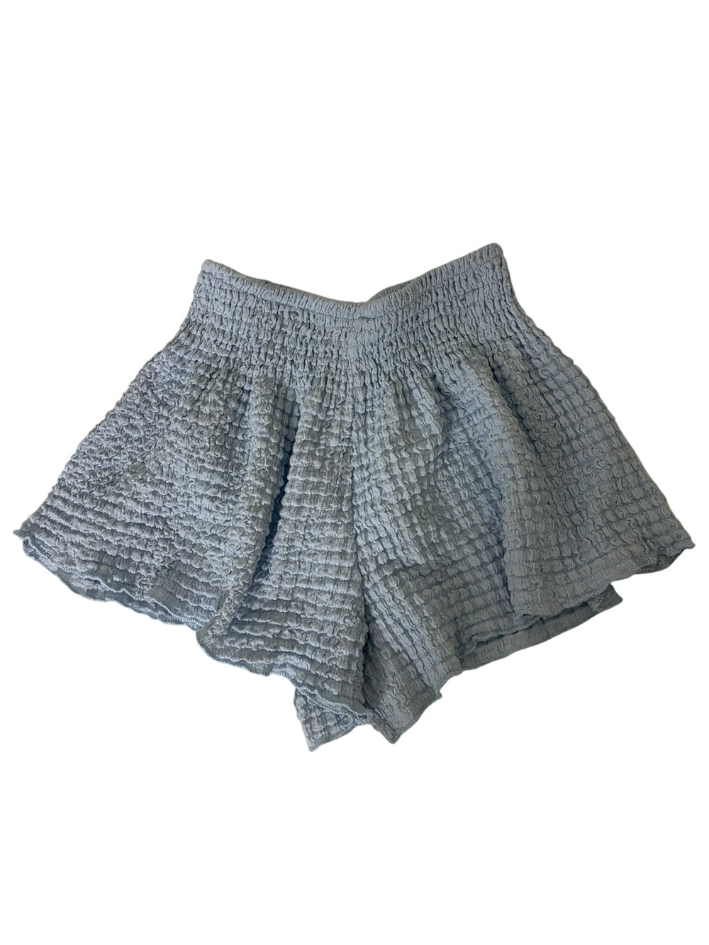 Zara | Powder blue crinkle flowy comfy shorts girls size 8